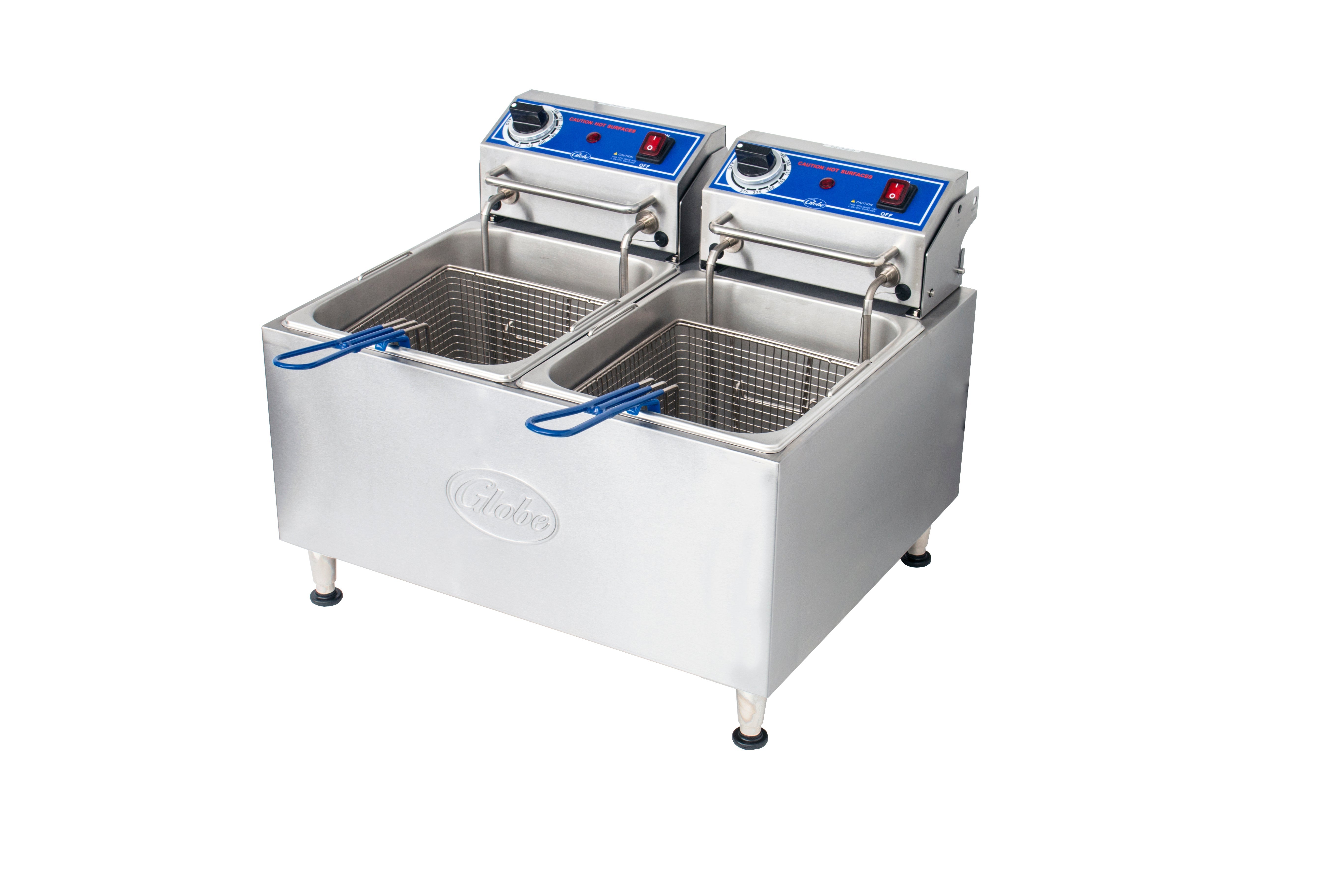 Globe PF32E 32 Lb. Electric Countertop Fryer | 208/240V