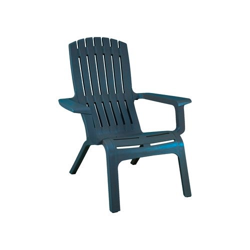 Grosfillex US444747 Westport Stackable Adirondack Chair | Barn Blue