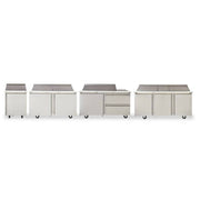 Delfield 4464NP-12 64" 2-Door Refrigerated Sandwich Prep Table | (12) 1/6 Pan
