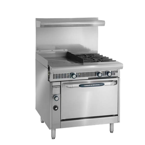 Imperial Range IHR-G24-2-XB Heavy Duty Gas Range