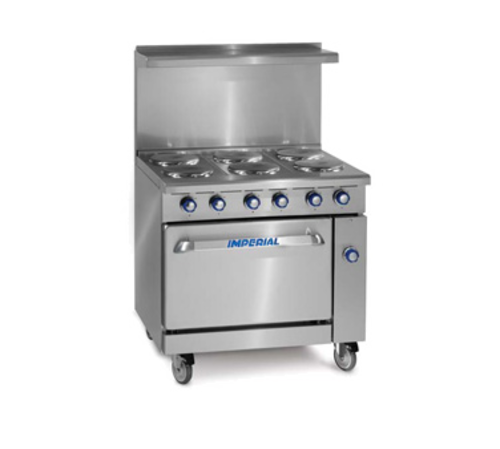 Imperial Range IR-G36T-E Pro Series 36" Electric Range w/ Griddle & Standard Oven | 208/240v