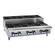 Imperial Range IHPA-6-36SU Countertop 6-Burner Gas Hot Plate | 192,000 BTU