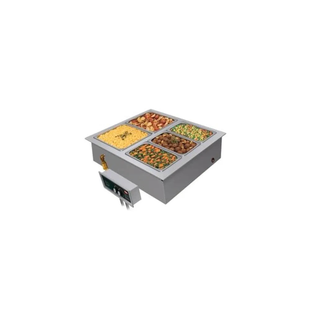 Hatco HWBI-2D 2-Pan Drop-In Hot Food Well w/Drain | 2415 Watts