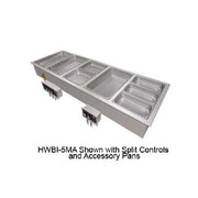 Hatco HWBI-6D 6-Pan Drop-In Hot Food Well w/Drain | 7215 Watts