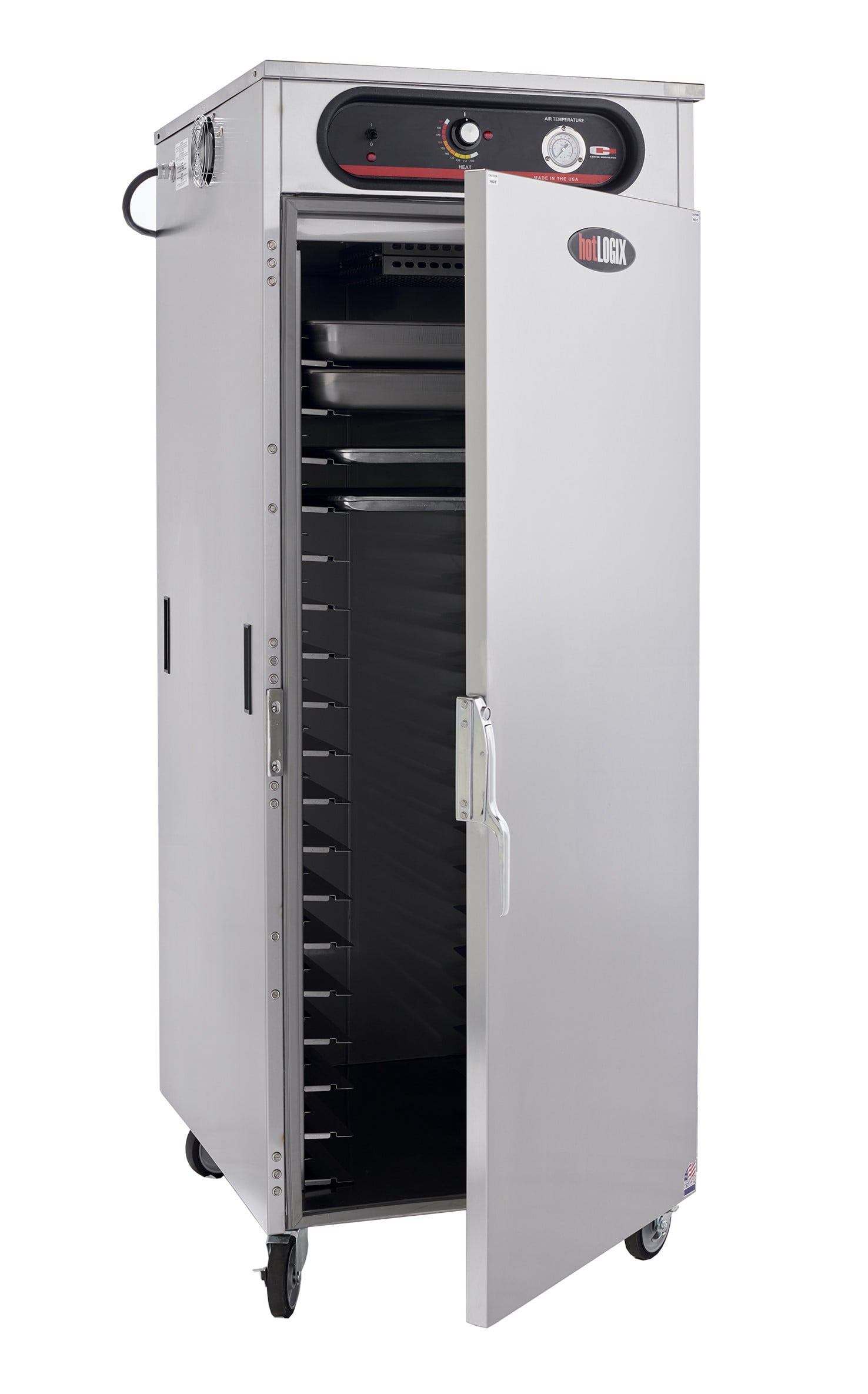 Carter-Hoffmann HL5-14 HotLOGIX Mobile Heated Holding Cabinet | (14) 18" x 26" Pan Capacity