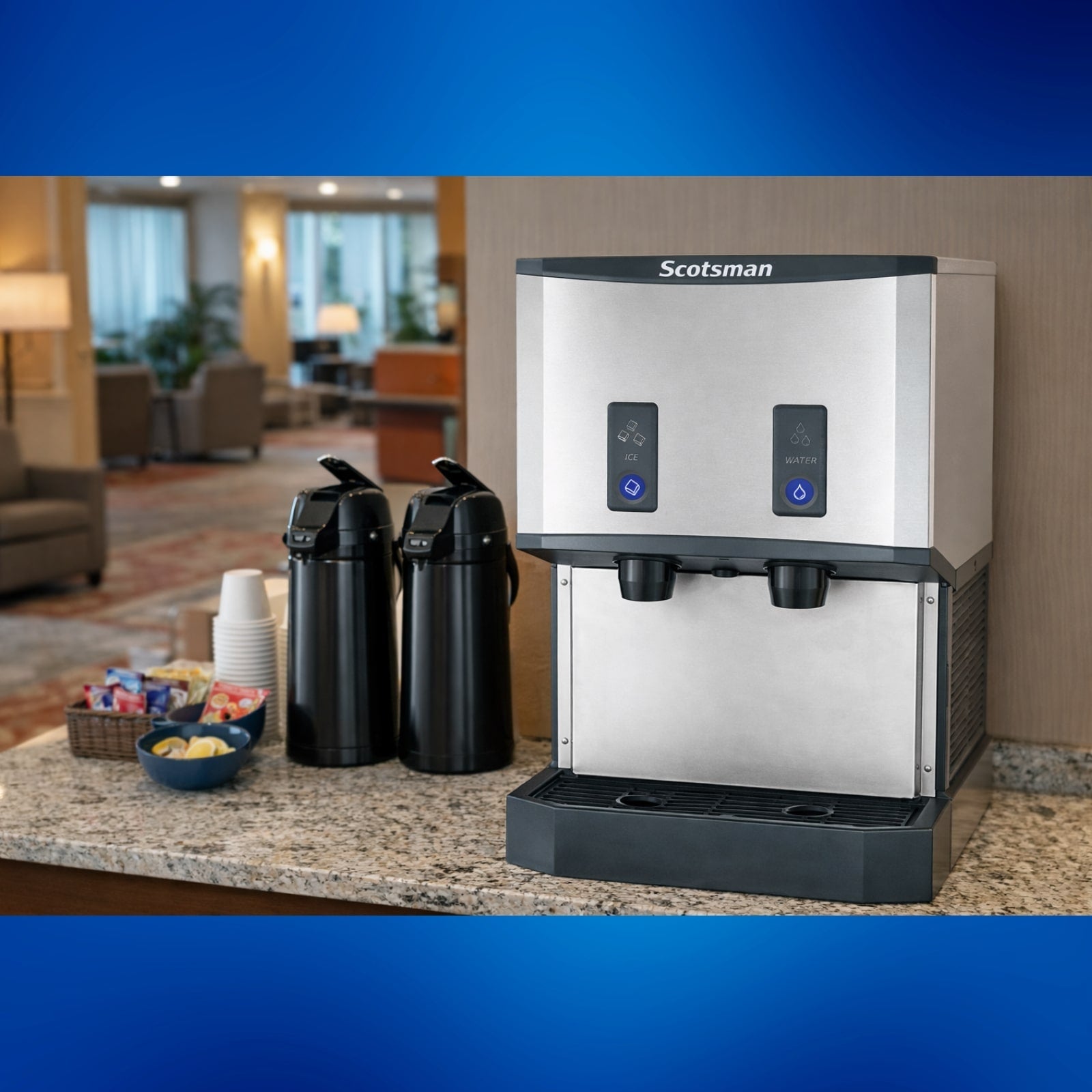 Scotsman HID525ABX-1 Ice Maker Dispenser, Nugget-Style