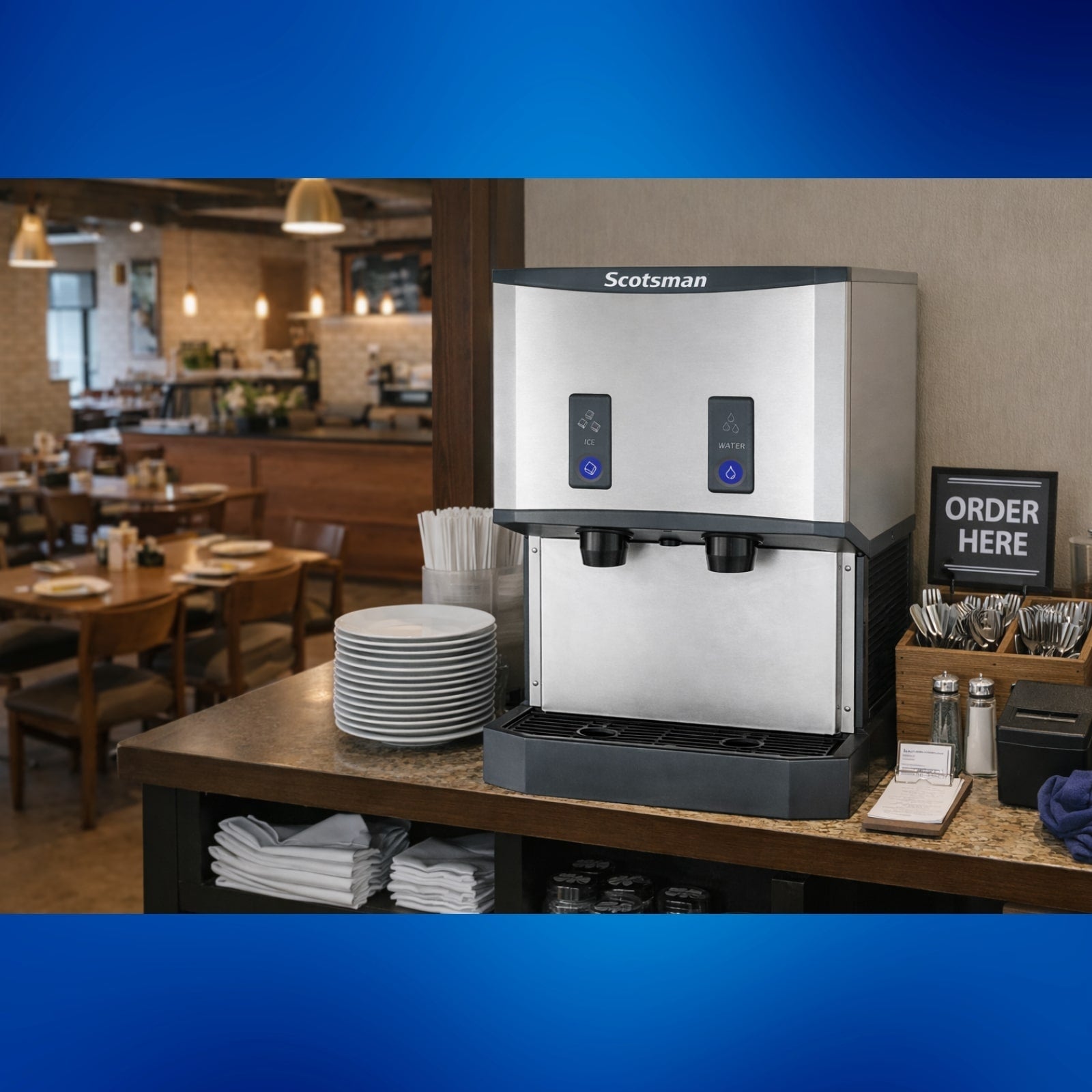 Scotsman HID525ABX-1 Ice Maker Dispenser, Nugget-Style