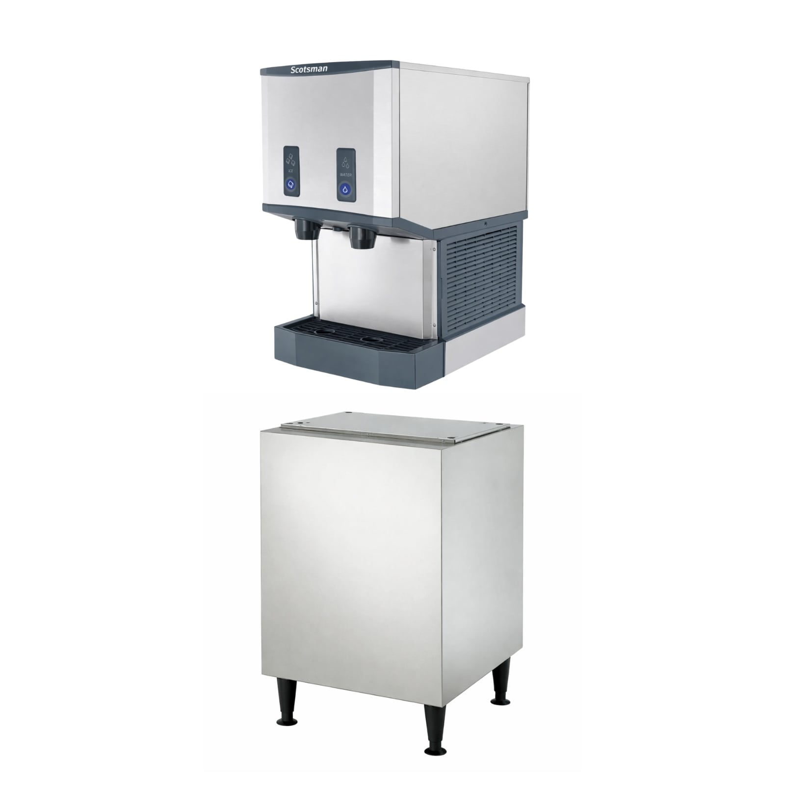 Scotsman HID525AX-1+HST21B-A Ice Maker Dispenser, Nugget-Style