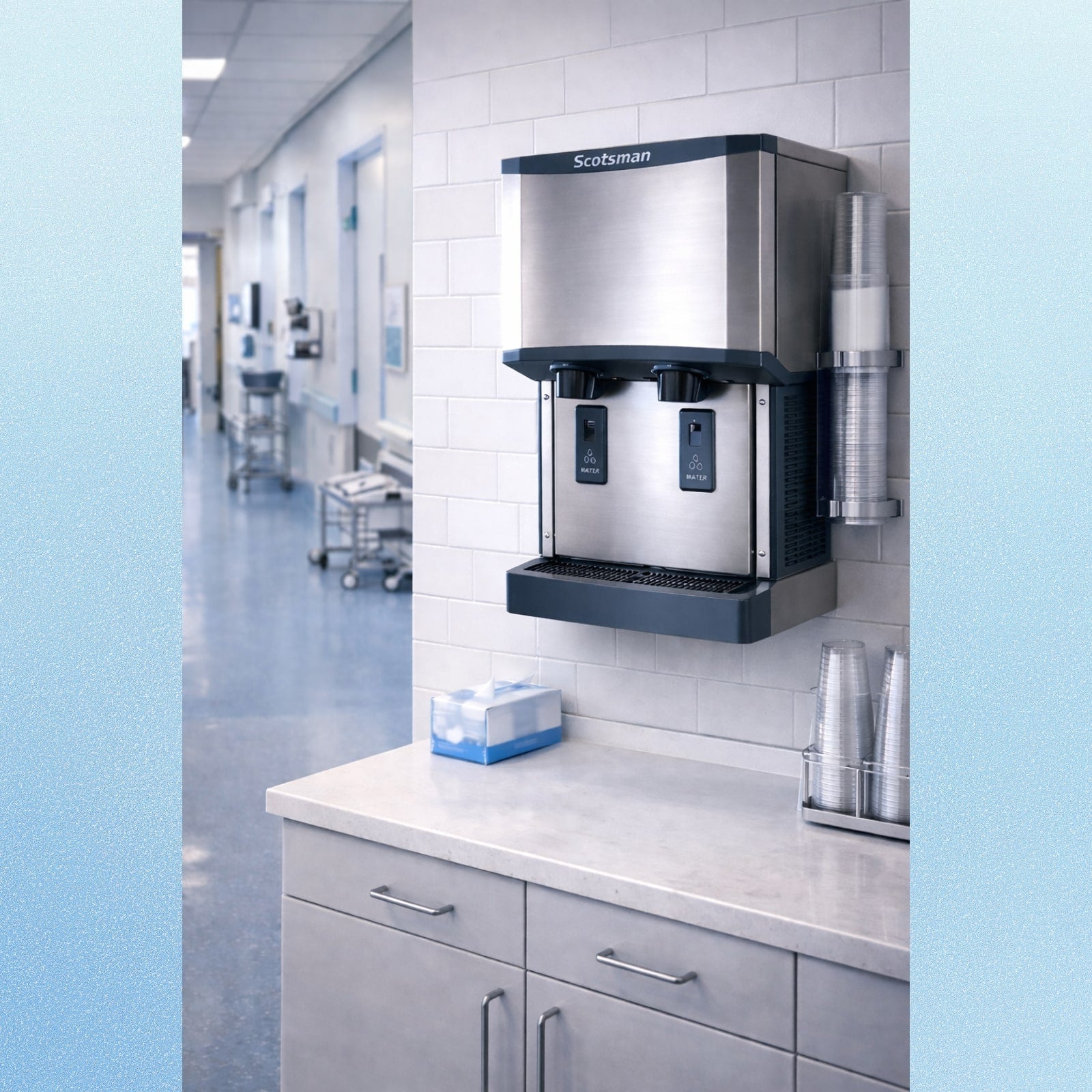 Scotsman HID525AWX-1 Ice Maker Dispenser, Nugget-Style