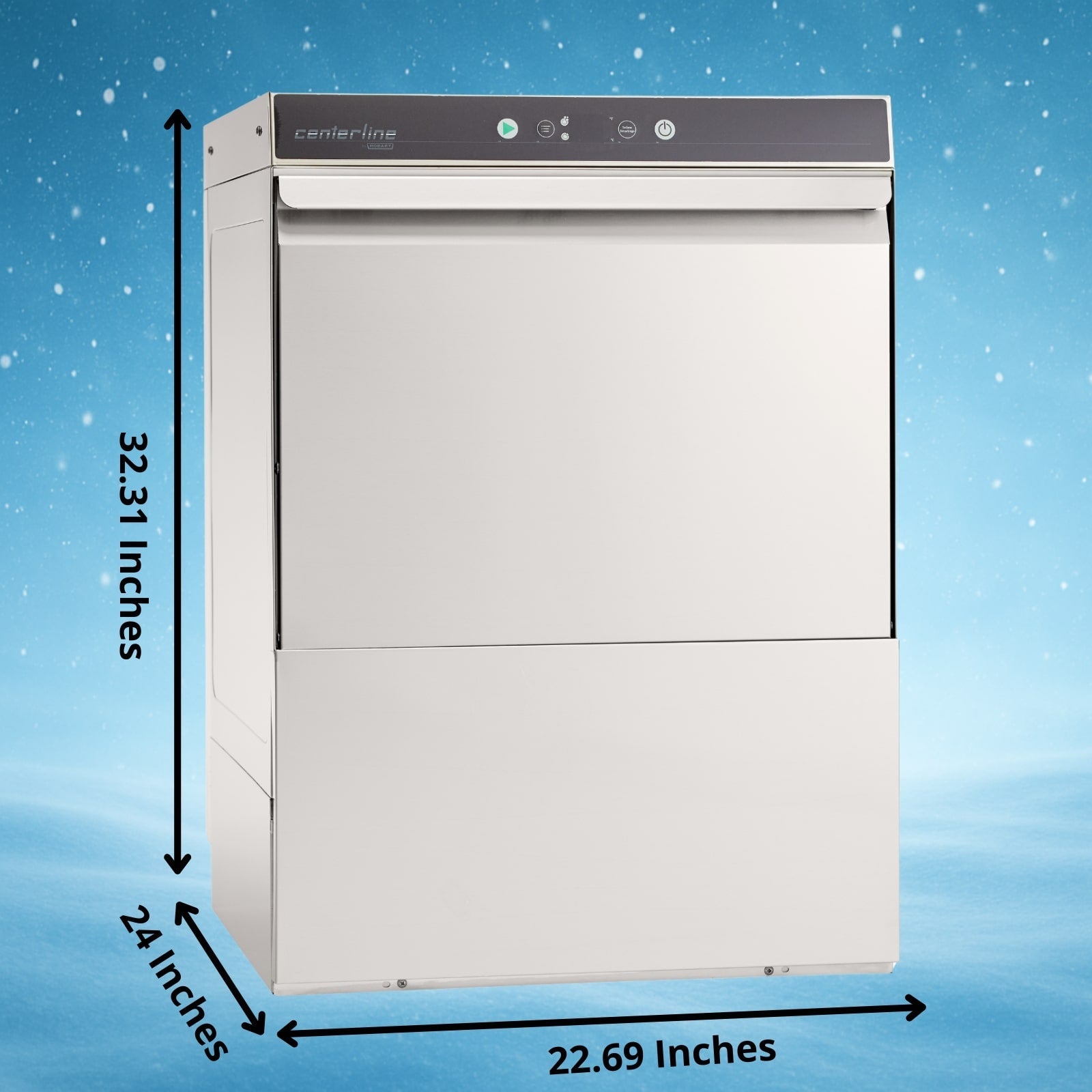 Centerline by Hobart CUH-1 High Temp 14.46" Opening Undercounter Dishwasher | 24 Racks/Hr
