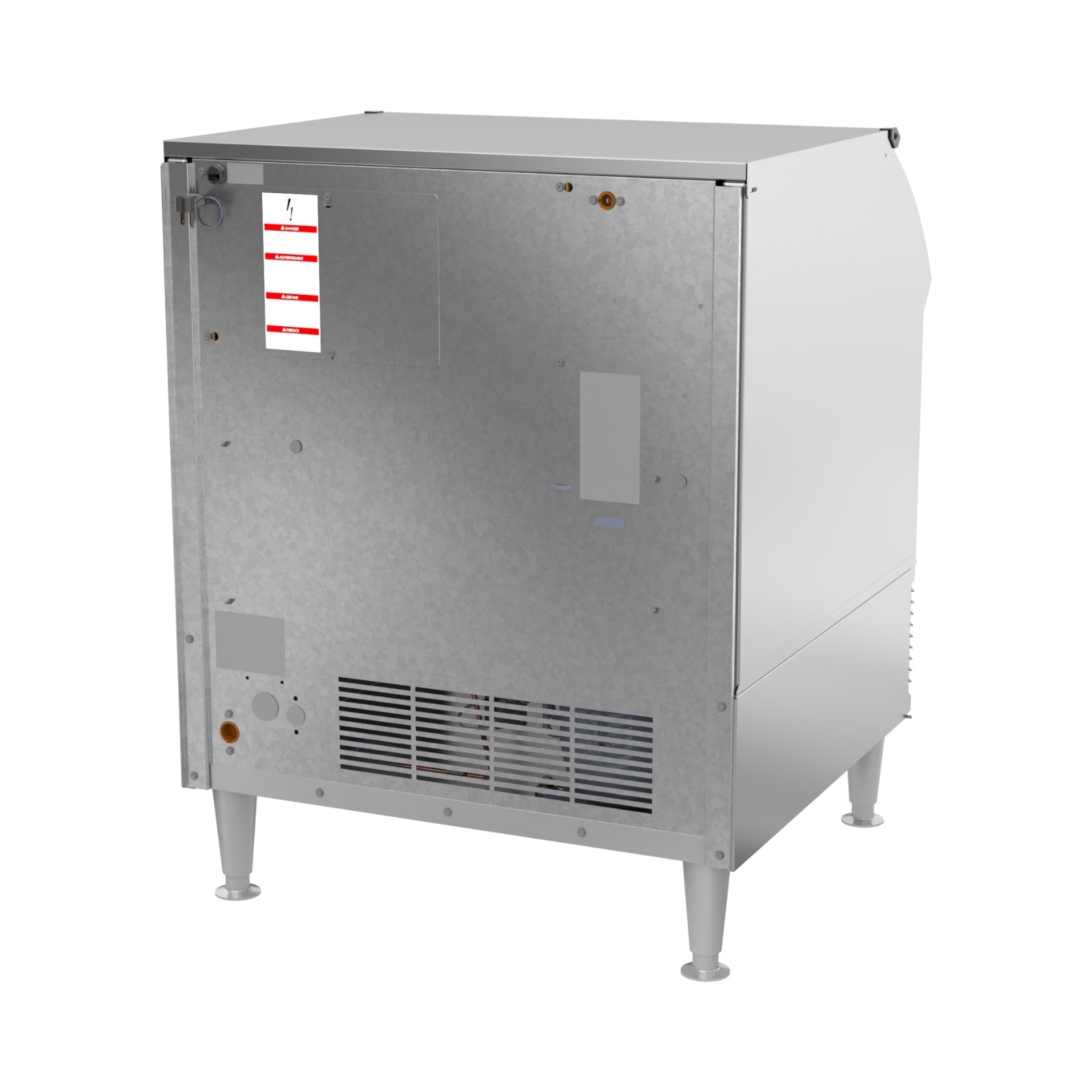 Ice-O-Matic ICEU300HA 309 lb. Air Cooled Undercounter Half Cube Ice Machine | 97 lb. Bin