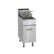 Imperial IFS-40-E 40 Lbs. Electric Floor Model Full Pot Deep Fryer | 14 kW