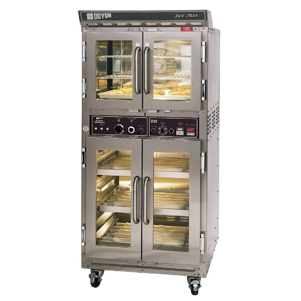 Doyon JAOP3 Electric Double Deck Jet Air Oven Proofer Combo | (3) 18" x 26" Pan Capacity