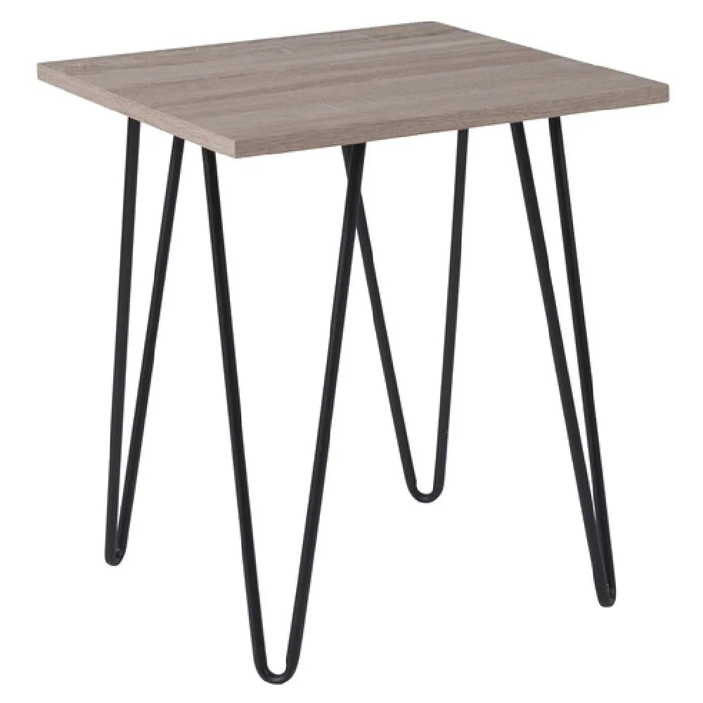 JustChair NAN-JH-1703-GG Driftwood Urban End Table (Closeout)