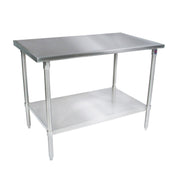 John Boos ST6-3660SSK 60" x 36" Stainless Steel Work Table w/ Undershelf (Closeout)