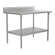 John Boos ST6R5-2424SSK Stainless Steel 24"W x 24"D Work Table (Closeout)