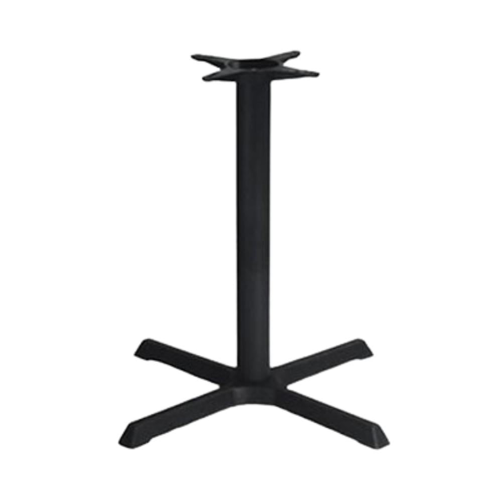 JustChair TBX3333-28 Column X-Style Steel & Cast Iron Table Base | (Closeout)