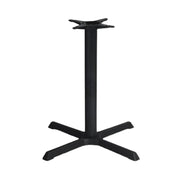 JustChair TBX3333-28 Column X-Style Steel & Cast Iron Table Base | (Closeout)