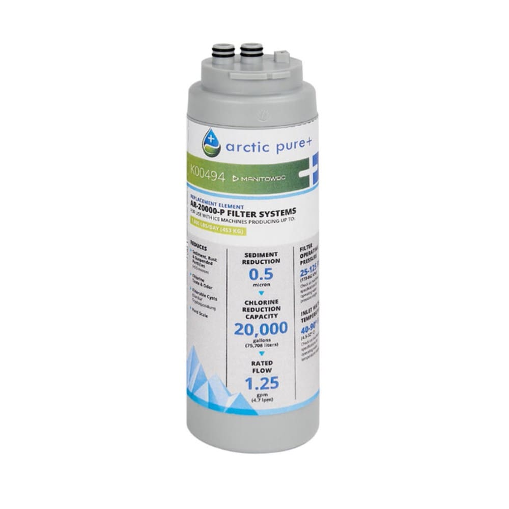 Manitowoc K00494 Arctic Pure Plus Replacement Water Filter Cartridge for AR-20000-P | 20,000 Gal.