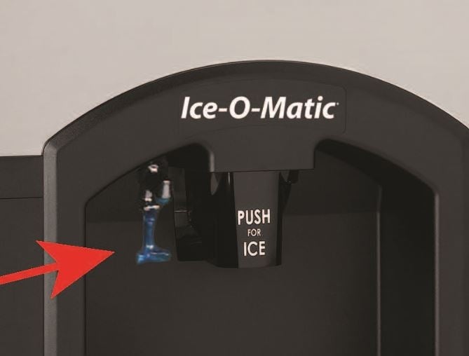 Ice-O-Matic KWGFID Water Glass Filler Kit for IOD150/200/250