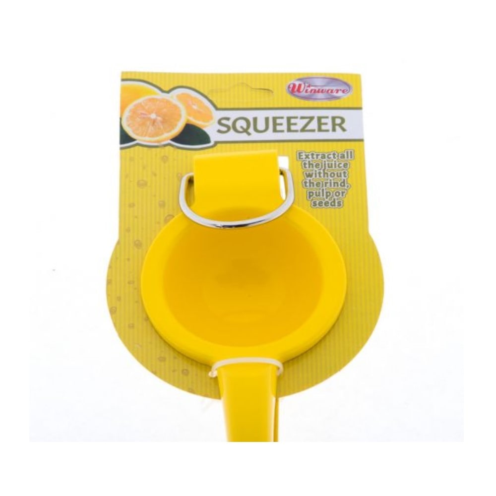 Winco LS-9Y Aluminum Lemon Squeezer | 8-3/4"L
