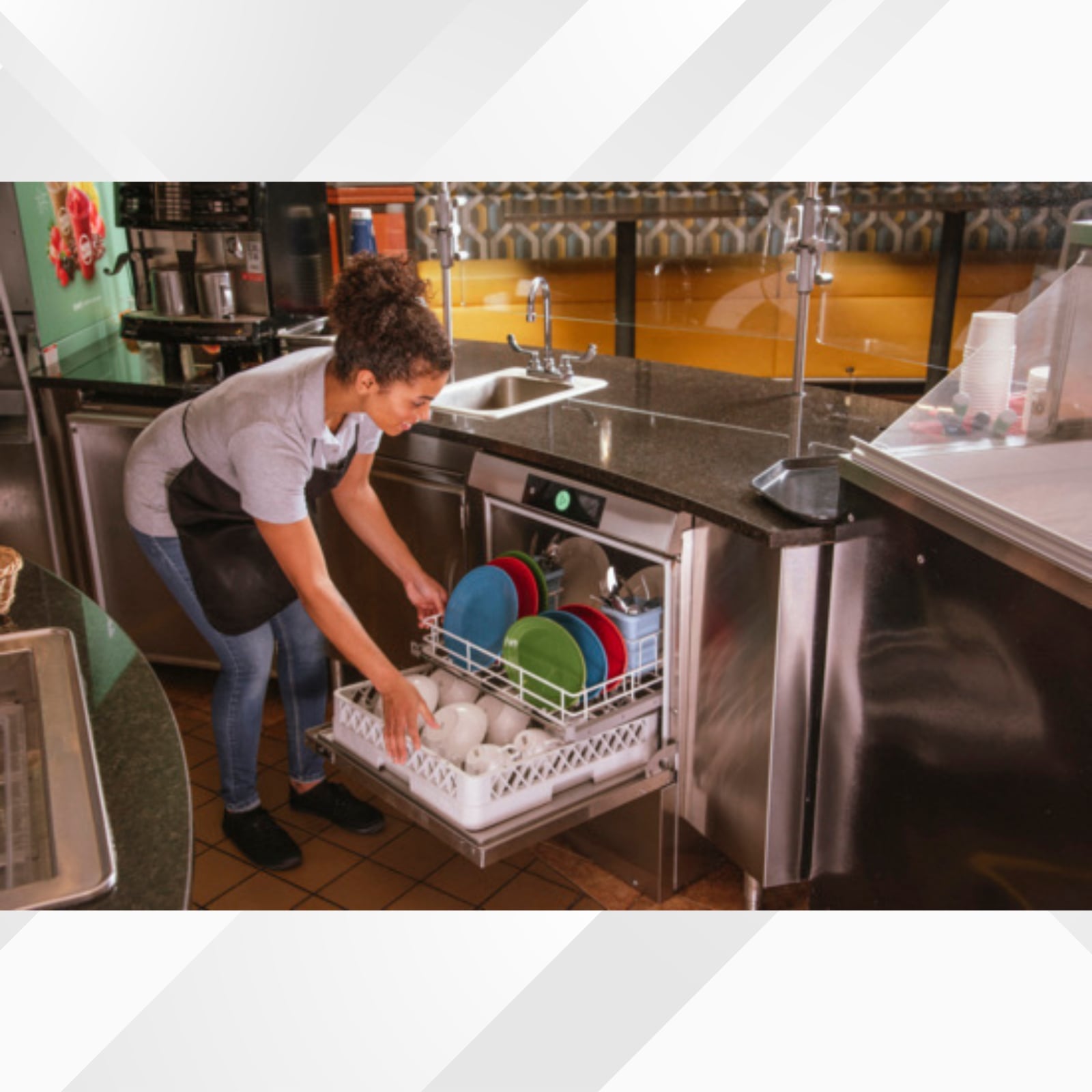 Hobart LXNH-2 Dishwasher, Undercounter