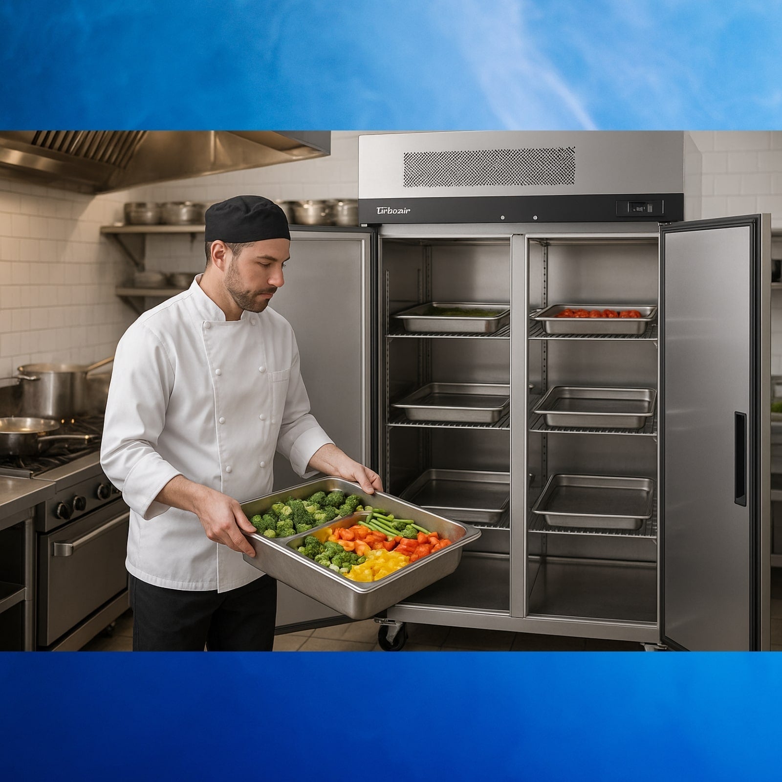 Turbo Air M3R47-2-N Reach-In Refrigerator