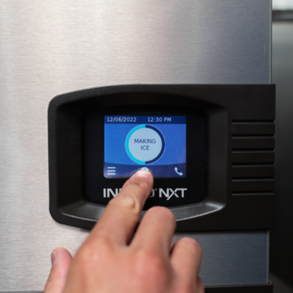 Manitowoc easytouch controls on ice maker