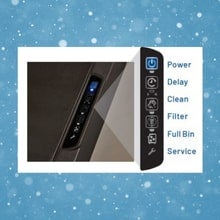 Manitowoc UDP0310W 330 lb. Water Cooled Full Cube Ice Maker with Bin