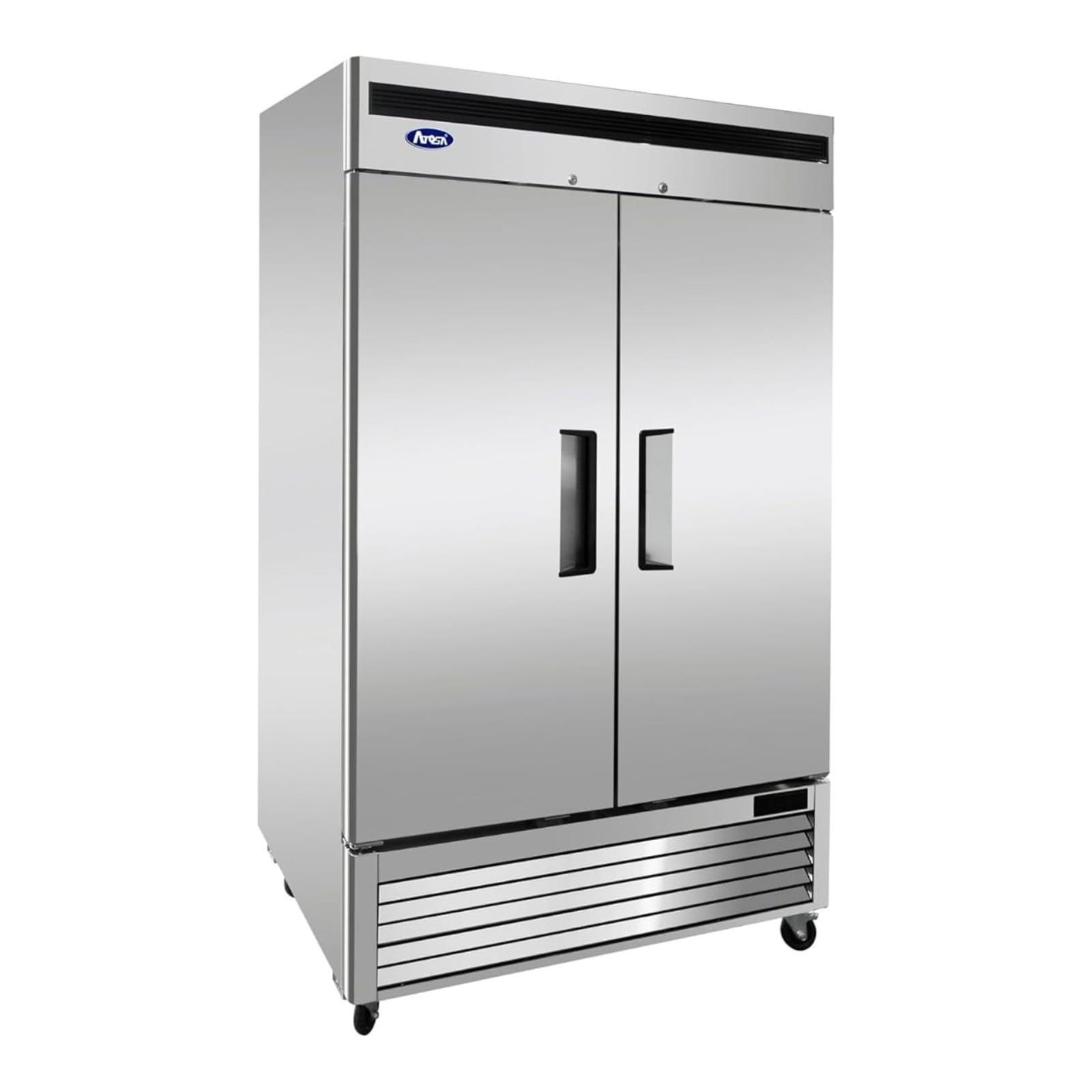 Atosa MBF8503GR 55" 2-Solid Door Bottom Mount Reach-In Freezer | 44.8 Cu. Ft.