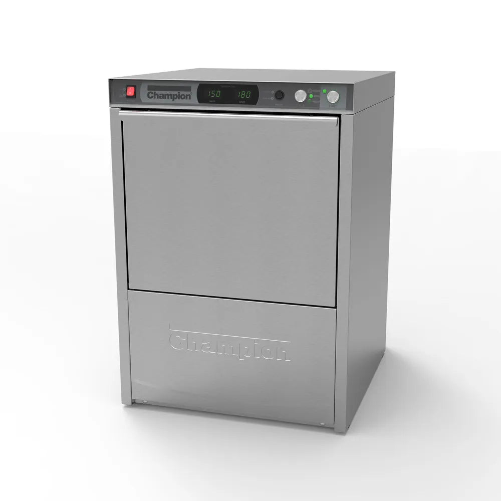 Champion UH330B High Temp 14-3/4" Opening Undercounter Dishwasher | 24 Racks/Hr