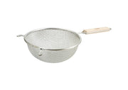 Winco MST-8D 8" Medium Tin Double Mesh Strainer