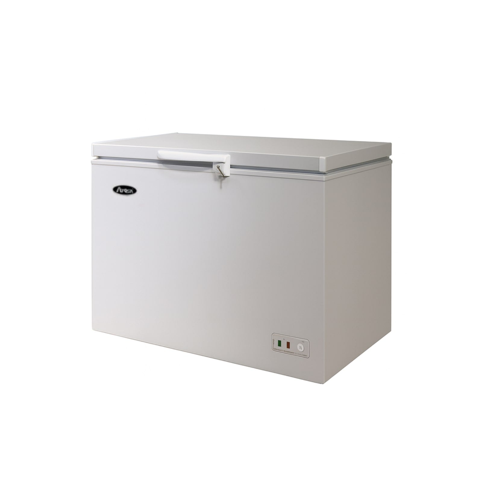 Atosa MWF9010GR 40.5" White Hinged Solid Lid Chest Freezer | 9.6 Cu. Ft.