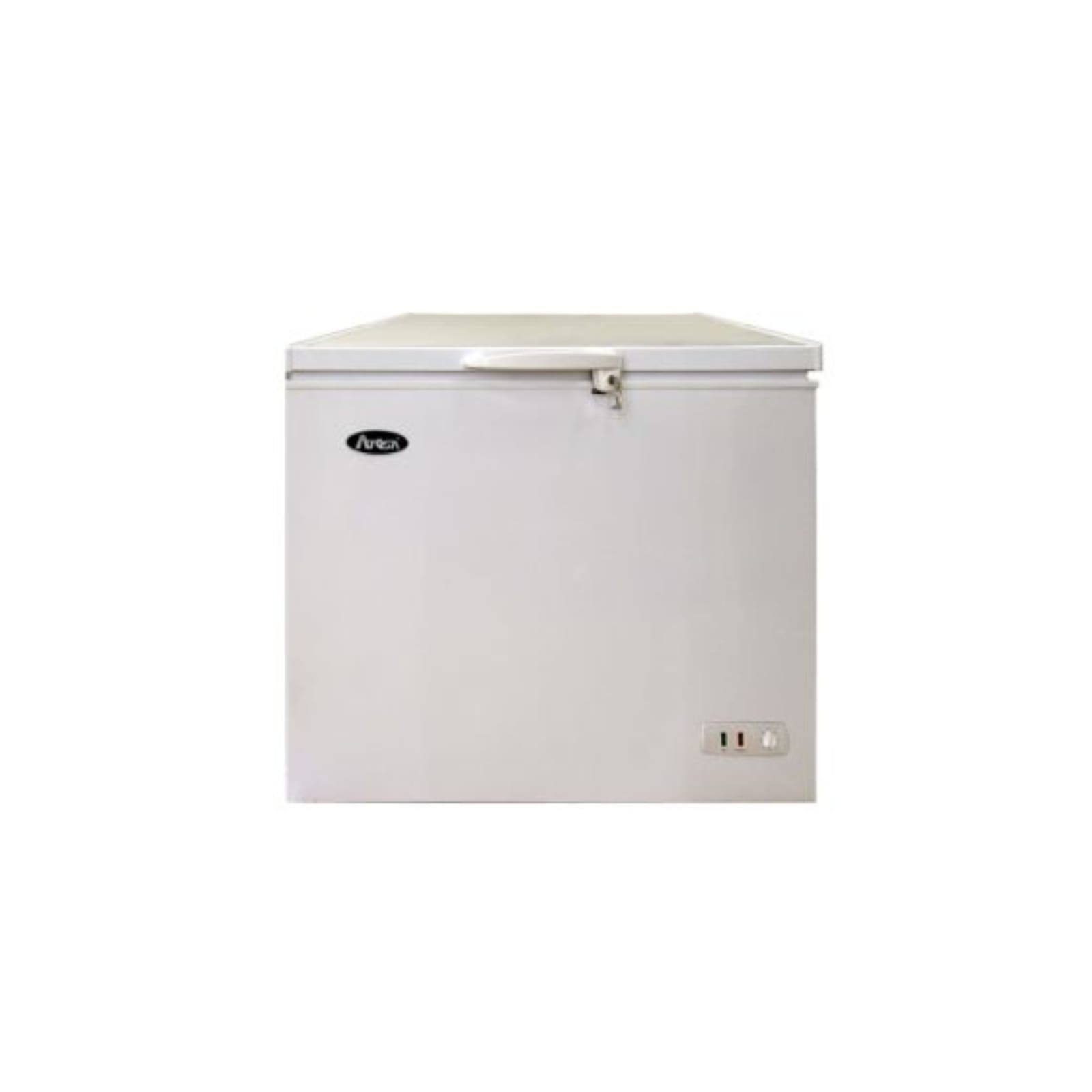 Atosa MWF9010GR 40.5" White Hinged Solid Lid Chest Freezer | 9.6 Cu. Ft.