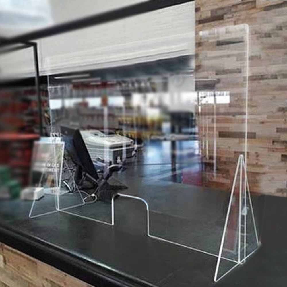 Nemco 69792-36 36" Countertop Cashier Sneeze Guard Shield (Clearance)