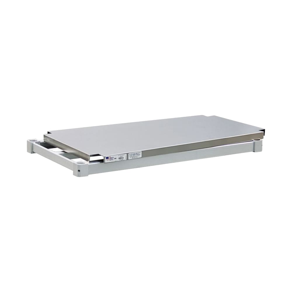 New Age 2460SB 60"W x 24"D Solid Aluminum Shelf (Closeout)