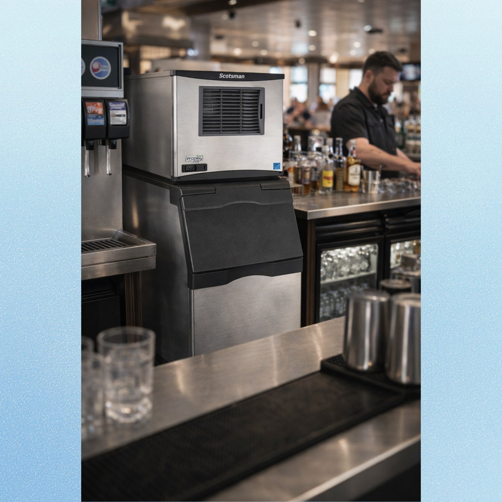 Scotsman NH0622AX-1+B322S Ice Maker, Nugget-Style