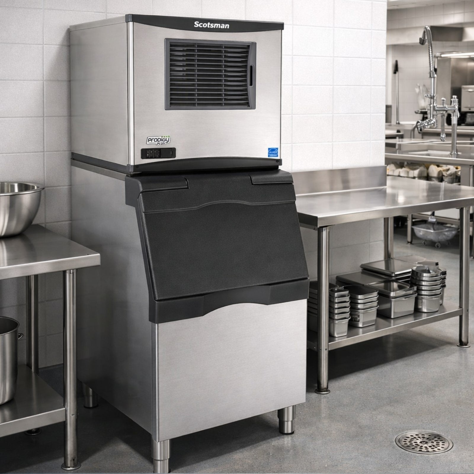 Scotsman NH0622AX-1+B322S Ice Maker, Nugget-Style