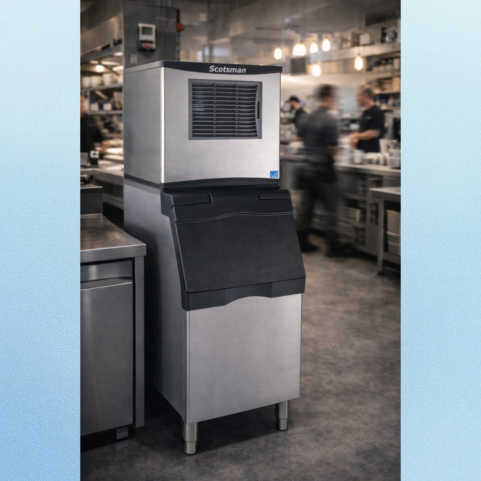 Scotsman NH0622AX-1+B322S Ice Maker, Nugget-Style