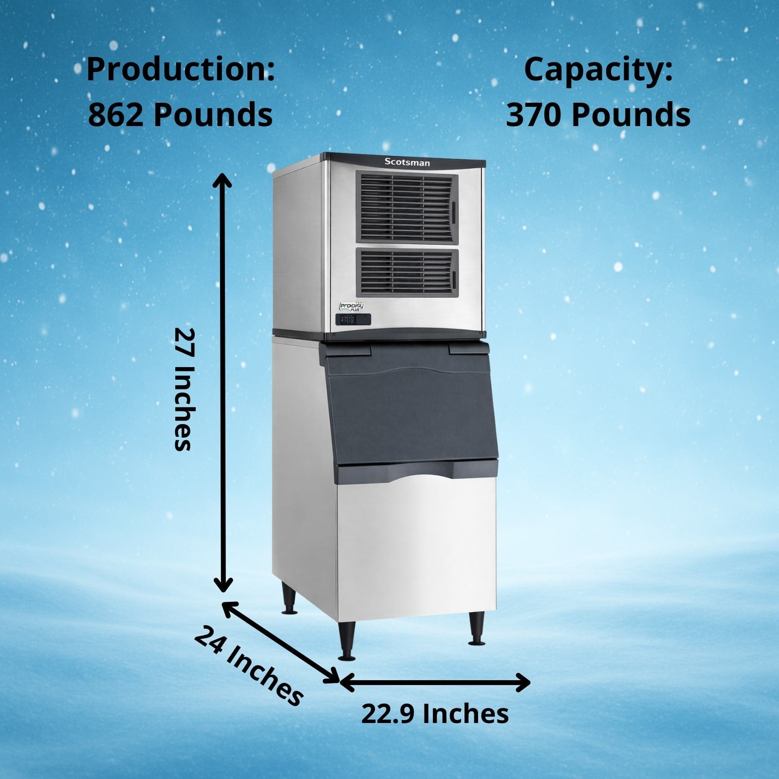 Scotsman NH0922AX-32 Ice Maker, Nugget-Style