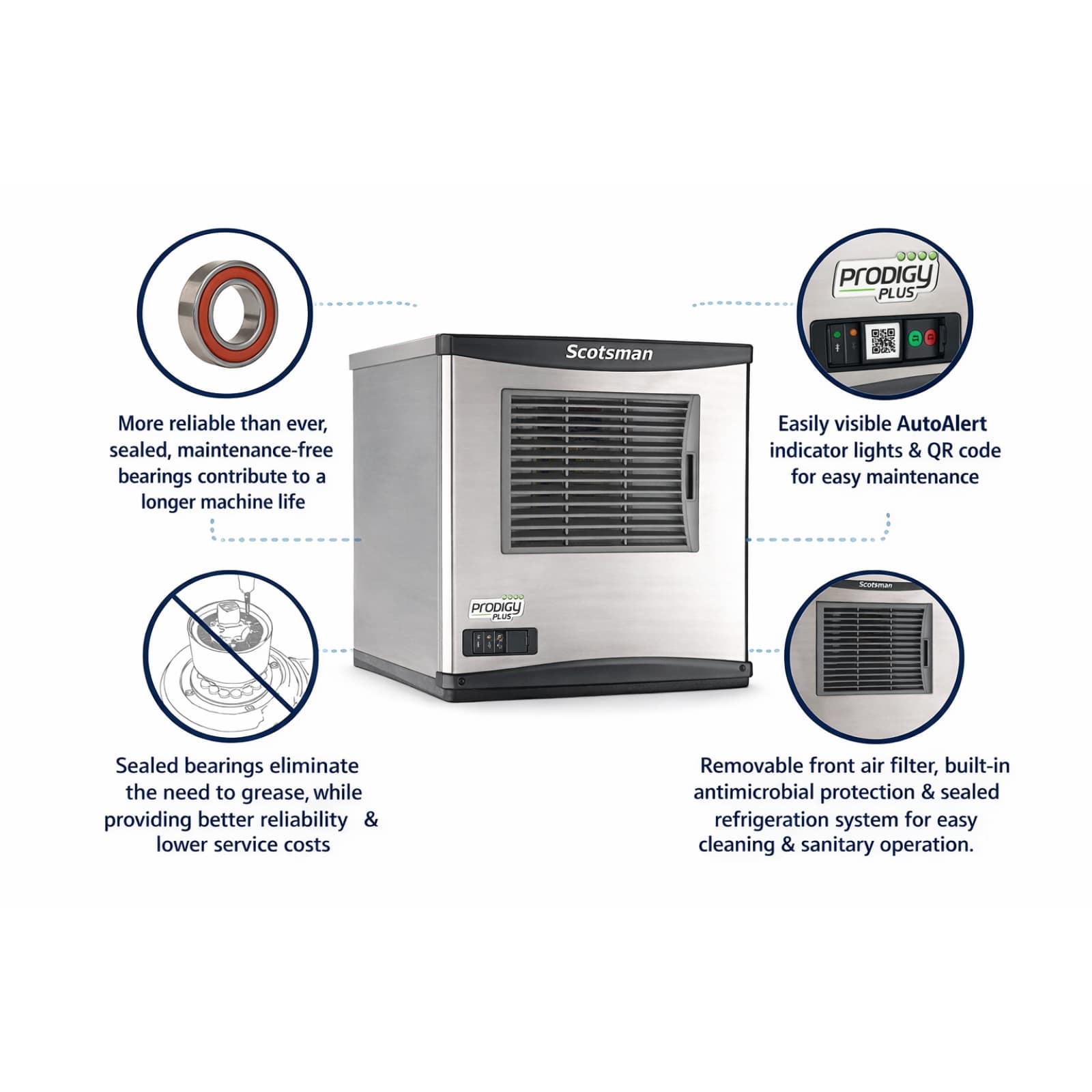 Scotsman NH0622AX-1 Ice Maker, Nugget-Style