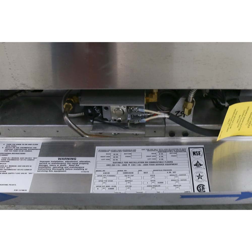 Southbend 4361D-NAT 36" Gas Range w/Worktop & Standard Oven (Closeout)