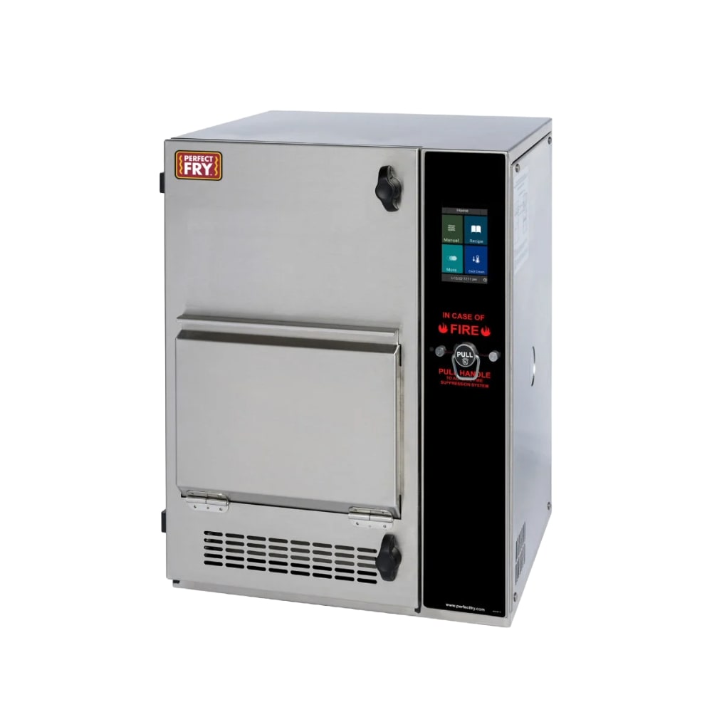 Perfect Fry PFC500 14 lb. Electric Semi-Auto Ventless Countertop Fryer | 240V