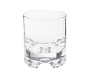 G.E.T. SW-1423-1-SAN-CL Rock'N Roll 9 oz. Plastic Rocks Glass | Case of 24