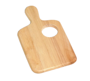 Tablecraft 79A Natural Wood Bread / Charcuterie Board w/ Insert | 13" x 7.75" x 0.75"