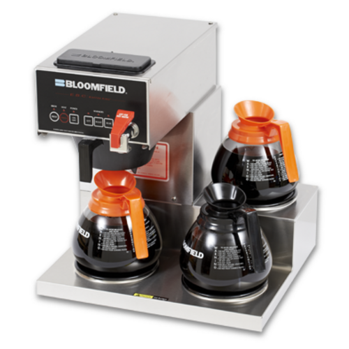 Bloomfield 1072D3F-120V Single Brewer 3 Warmer Coffee Brewer