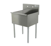 Advance Tabco 6-1-24-X 24" 1-Compartment Stainless Steel Sink | 24"(W) x 21"(D) x 14" Deep