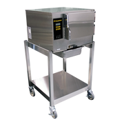 AccuTemp E32403D110 SGL Evolution 3 Pan Electric Floor Model Convection Steamer | 208/240V