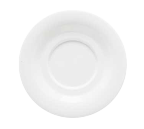 G.E.T. SU-3-DW Diamond White 5-1/2" White Melamine Saucer | Case of 48