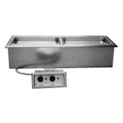 Delfield N8746ND 2-Pan Narrow Drop-In Hot Food Well | 2000 Watts